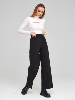 Женские широкие брюки, штаны классика